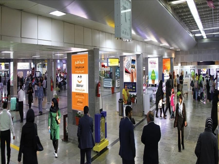 بیلبورد ورودی سالن عمومی فرودگاه کیش - کد C23